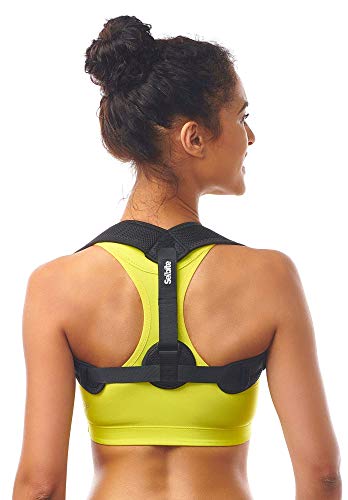 Posture Corrector for Women Men - Posture Brace - Adjustable Back Straightener - Discreet Back Brace for Upper Back - Comfortable Posture Trainer for Spinal Alignment (25" - 53")