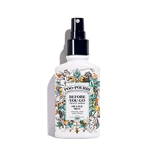 Poo-Pourri Before-You- go Toilet Spray, 4 Fl Oz, Orange Mint Scent, 4 Fl Oz