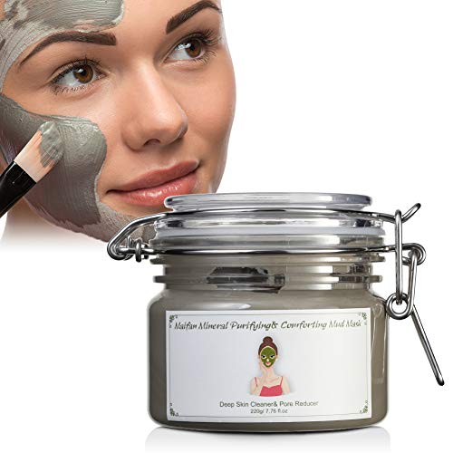 XY Fancy XY Fancy Face Mud Cream Mask, Special Maifan Mineral Stone Natural Clay, Oil Control and Pore Clean-7.8 Ounce