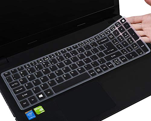 Colorful Keyboard Cover for Acer Aspire E15 E5-576 E5-576G E5-575 E5-573G ES15 ES1-572 | Aspire E 17 E5-772G | Aspire V15 VN7-592G/V17 VN7-792G/F15 F5-571 F5-573G | Aspire A315 A515 A715, Rainbow