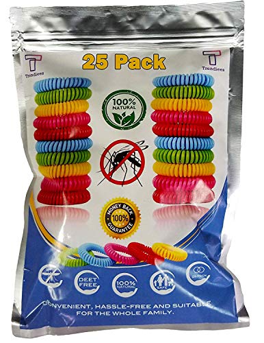 Mosquito Repellent Bracelet For Kids, Adults & Pets - Easy & Comfortable Travel Insect Repellent Design For 310 Hours of Maximum Protection Against Bugs, Pests, Waterproof, 100% Natural