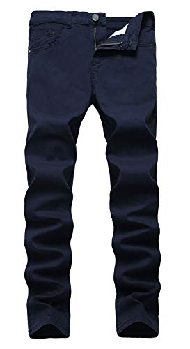 NITAGUT Men's Skinny Slim Fit Stretch Straight Leg Fashion Jeans Pants