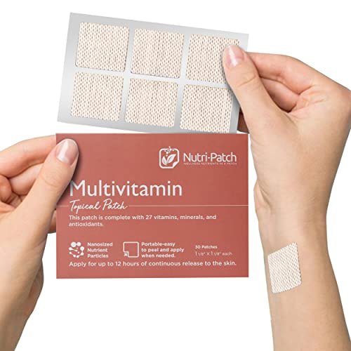Book Cover Multi-Nutrients in a Topical Skin Patch, from Nutri-Patch. 30 Day Supply.