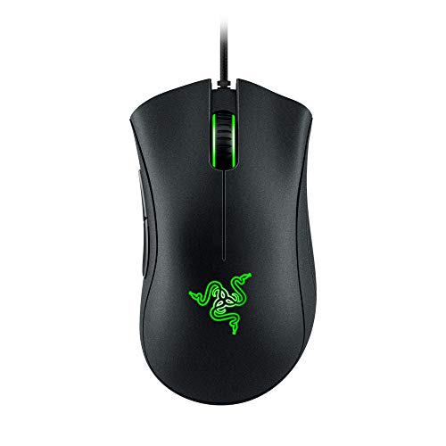 Razer DeathAdder Essential Gaming Mouse: 6400 DPI Optical Sensor - 5 Programmable Buttons - Mechanical Switches - Rubber Side Grips - Classic Black