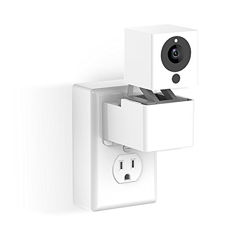 Book Cover Outlet Wall Mount Hanger Stand for Wyze Camera and iSmartAlarm Spot Camera, Space-Saving for Your Wyze Camera and Wyzecam V2 Without Messy Wires