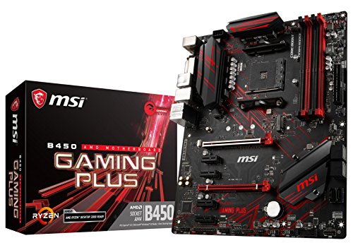 Book Cover MSI Performance GAMING AMD Ryzen 1st and 2nd Gen AM4 M.2 USB 3 DDR4 DVI HDMI Crossfire ATX Motherboard (B450 GAMING PLUS)