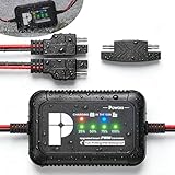 POWOXI Solar Panels Charge Controller, PWM 10A Battery Regulator for 12V Solar Battery Charger, Solar Battery Maintainer and 12 Volt Batteries Power Kit