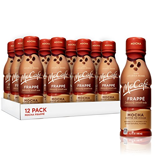 McCafe Frappe Coffee Beverage, Mocha, 13.7 Fluid Ounce (Pack of 12)