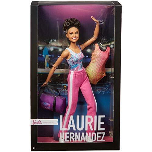 Barbie Signature Laurie Hernandez 2016 Olympic Winner Gymnast Doll - Limited Edition!