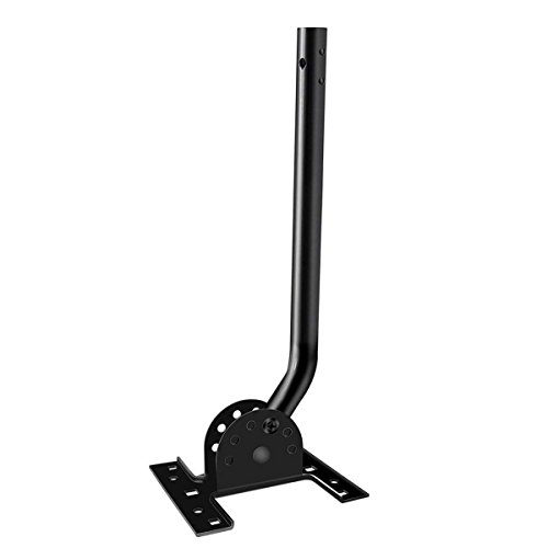 OKAONE Pole Mount Adjustable Attic Mount - Outdoor TV Antenna Mounting Pole Universal Mount Brackets Wall Mounts for Outdoor HDTV Antenna J-Pole Mount 17inches