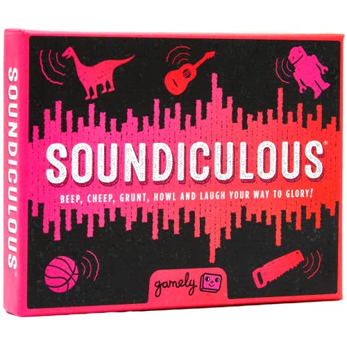 Soundiculous: The Hilarious Pocketsize Party Game of Ridiculous Sounds That Gets The Whole Family Laughing.