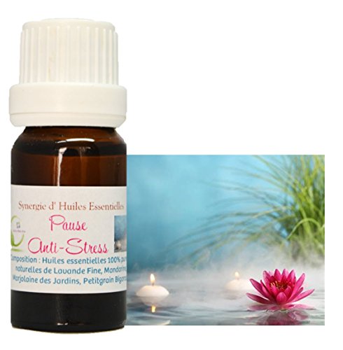 Synergie - Mélange D' Huiles Essentielles Pour Diffuseur"Pause Anti-Stress" (10ml)