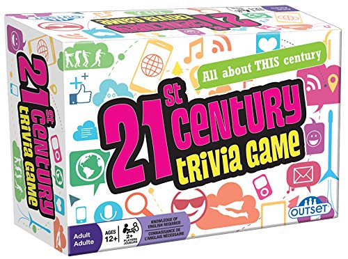 Book Cover Outset Media 21st Century Trivia Game - A Game About 21st Century History Featuring 1200 Questions - Ages 12+