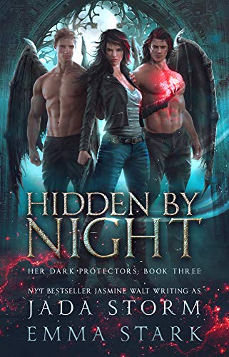 Book Cover Hidden by Night: a Reverse Harem Urban Fantasy (Her Dark Protectors Book 3)