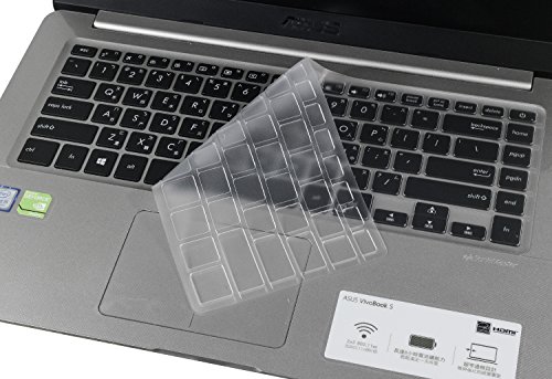 for ASUS VivoBook F510UA Keyboard Cover Soft-Touch Clear Protective Skin for ASUS VivoBook F510UA 15.6", VivoBook S 15 S510 S510UQ S510UA 15.6", VivoBook 15 X510UQ X505BA 15.6" Laptop