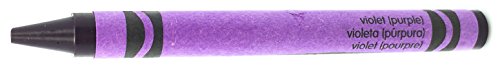 50 Purple Crayons Bulk - Single Color Crayon Refill - Regular Size 5/16" x 3-5/8" MinifigFans