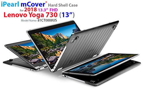 mCover Hard Shell Case for New 2018 13.3" Lenovo Yoga 730 (13) Laptop (NOT Compatible with Yoga 710/720 / 910/920 Series) (Yoga 730 Black)
