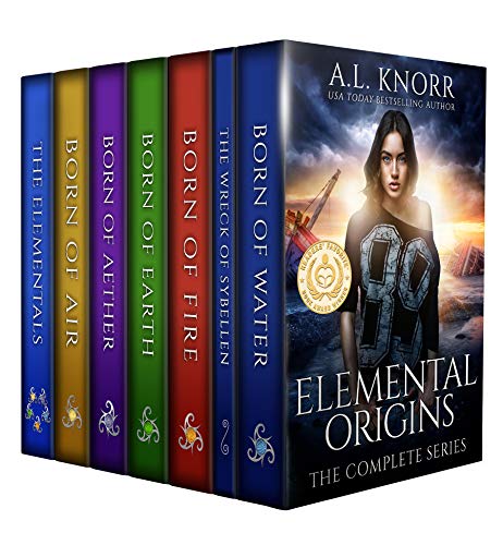 Book Cover Elemental Origins: The Complete Series Bundle: (Water, Fire, Earth, Air, Aether, Ensemble Novel)