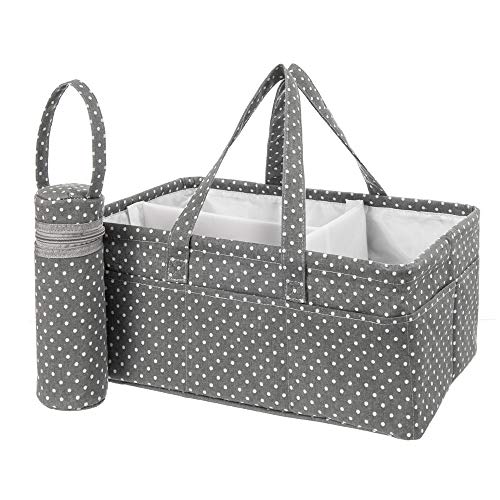 SANNO Portable Caddy with 8 Mesh Storage Pockets, Quick Dry Shower Tote Bag Oxford Hanging Toiletry and Bath Organizer for Shampoo, Conditioner, Soap and Other Bathroom Accessories,Thick white