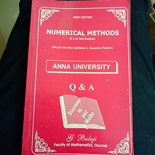 Numerical methods , AU Q AND A,G.BALAJI