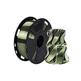 Silk Green Bronze PLA Filament 1.75mm 1KG 3D Printer Filament Metal Metallic Color 2.2LBS 3D Printing Material Bronze Shine Silky Shiny Bronze CC3D