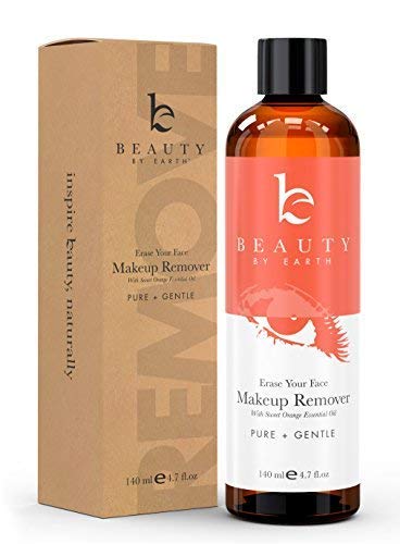 Makeup Remover - with Organic Aloe Vera & Witch Hazel, Use with Eye Makeup Remover Wipes or Cotton Pads, Gentle Non-Greasy Makeup Remover for Dry, Oily and Sensitive Skin Typesâ€¦