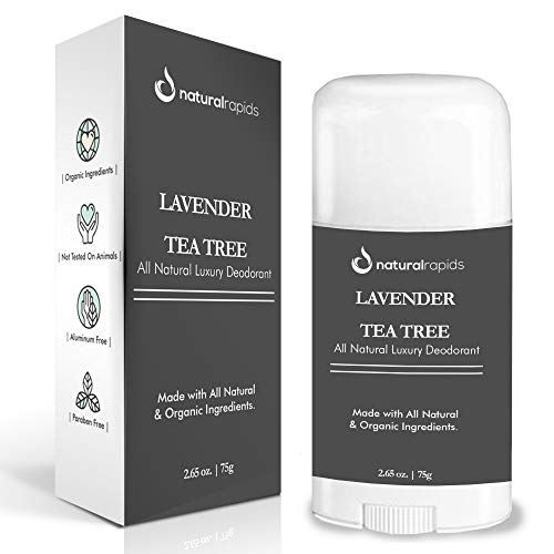 Book Cover Aluminum Free Natural Deodorant Stick - For Women & Men (that finally works!) - Organic, Safe, Healthy and Baking Soda Free