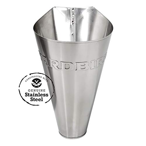 Yardbird 28277 Large Stainless Steel Restraining Processing Kill Cone, Ducks 6-12 Pounds, for Poultry Chicken Foul Birds
