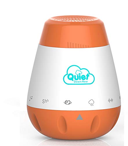 Portable Baby Sleep Sound Machine Soother - 6 Sound Smart Shushing Cry Sensor, Relax Back to Sleep, Sleep Aid, Baby Gift