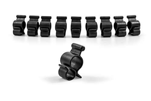 Camco 42708 Awning Clip for Rope Light, Black, Standard