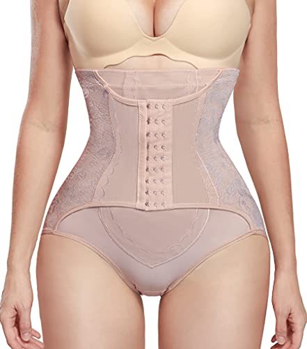 Nebility Women Butt Lifter Shapewear Hi-Waist Tummy Control Body Shaper Shorts Waist Trainer Panty