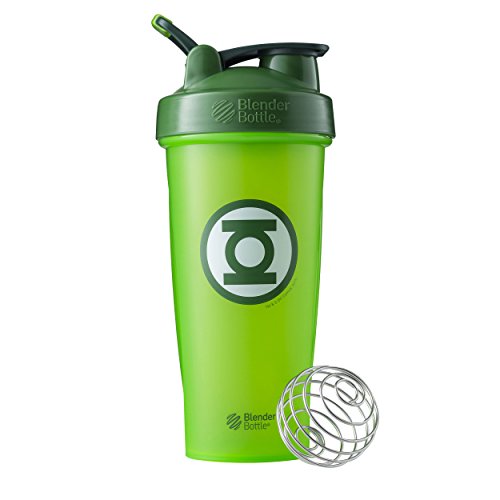 BlenderBottle Justice League Shaker Bottle, Classic V1, Green Lantern