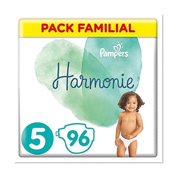 Pampers - Harmonie - Couches Taille 5 (11-16 kg) - Pack Familial (96 couches)
