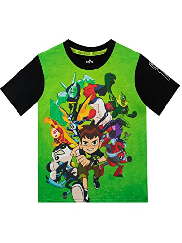 Ben 10 Boys' T-Shirt Size 8 Multicolored
