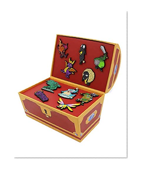 Official Spyro the Dragon Pin Badge Set