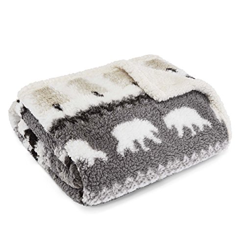 Eddie Bauer Kodiak Peak Throw, 50x60, Grey