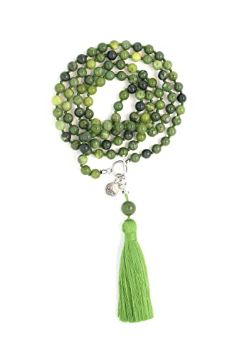 Premium Mala Beads 6MM & 8MM 108 Beads - Mala Necklace - 108 Mala Necklace - Removable Tassel Necklace - Yoga Necklace - Yoga Jewelry - Mala Necklace