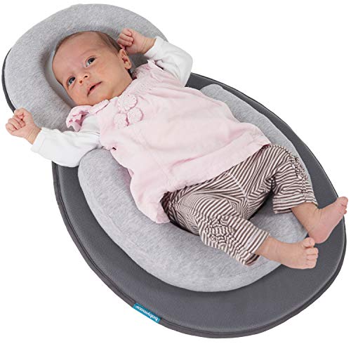 Babymoov Cosydream Original Newborn Lounger | Ultra-Comfortable Osteopath Designed Nest Certified Safe for Babies (Baby Registry Must-Have) Gray 14.96x3.14x22.83 Inch (Pack of 1)