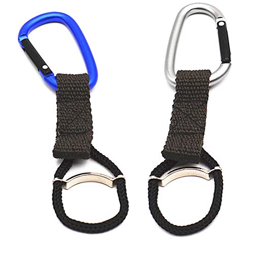 EPSVCSEWN Water Bottle Holder Buckle Hook with Carabiner Clip for Outdoor Camping Hiking Traveling Accessories