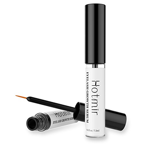Eyelash Growth Serum, Lash Growth Serum â€“ Hotmir Eyelash & Eyebrow Growth, Enhancer, Naturally Growing Longer, Thicker, Fuller, Healthier, Enhancing Treatment Luscious Lashes and Brow- 7.5mL