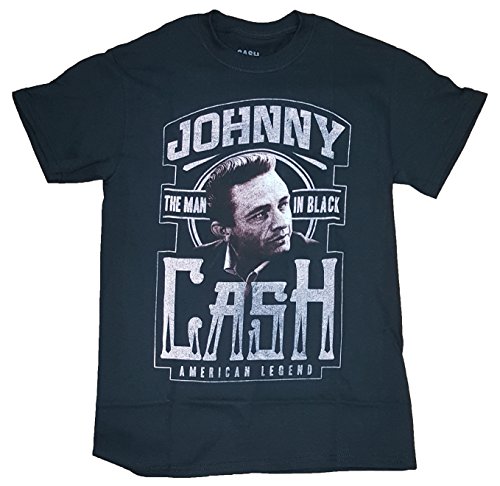 Fashion Johnny Cash American Legend The Man in Black Graphic TShirt , Large 4245
