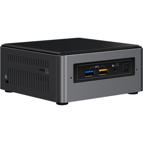 Intel NUC NUC7i5BNH Mini PC, Intel Core i5-7260U Upto 3.4GHz, 8GB DDR4, 240GB SSD, Windows 10 Pro, WiFi, BT 4.2, HDMI, Thunderbolt 3, 4k Support, Dual Monitor Capable (i5 NUC + 8GB RAM + 240GB SSD)