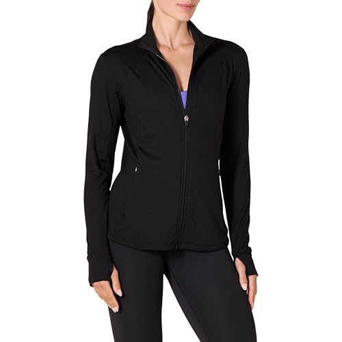 Amazon Essentials Women's Brushed Tech Stretch Full-Zip Jacket