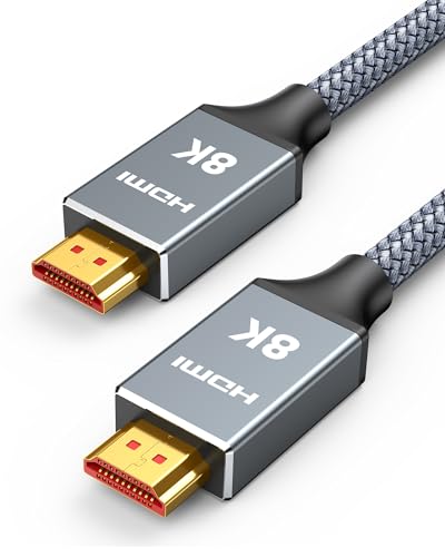 4K HDMI Cable 6.6 ft,Capshi High Speed 18Gbps HDMI 2.0 Cable,4K, 3D, 2160P, 1080P, Ethernet - 28AWG Braided HDMI Cord - Audio Return(ARC) Compatible UHD TV, Blu-ray, PS4, PS3, PC