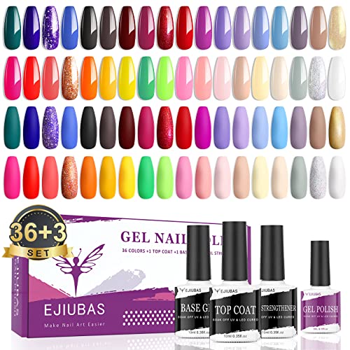 Ejiubas Gel Nail Polish Set Nail Art Stamp Image Plates Wonderful Sea World Nail Art Tools