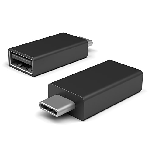 Book Cover Microsoft JTY-00001 Surface USB-C to USB 3.0 Adapter, Black