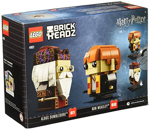 Book Cover Limited Edition LEGO 41621 BrickHeadz Ron Weasley & Albus Dumbledore Building Kit 245 Piece
