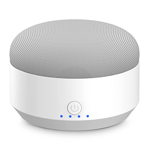 Portable External Battery Base for Google Home Mini, KASMOTION Google Home Mini Voice Assistant, Rechargeable Accessories, Magnetic Base& Anti-Slip Rubber Pads(White)-Home Mini is Not Included