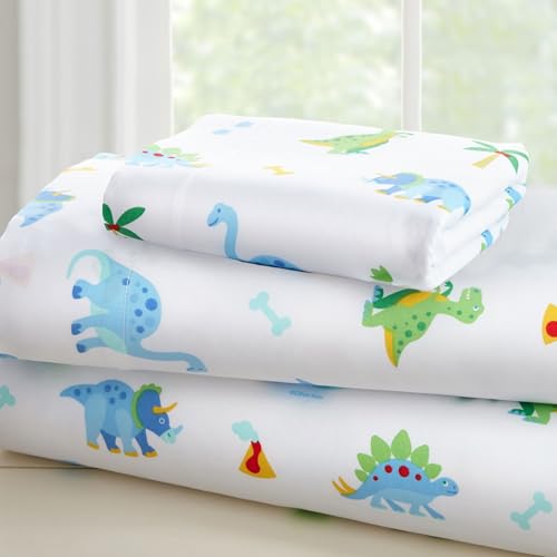 Wildkin Microfiber Sheets, Twin, Dinosaur Land