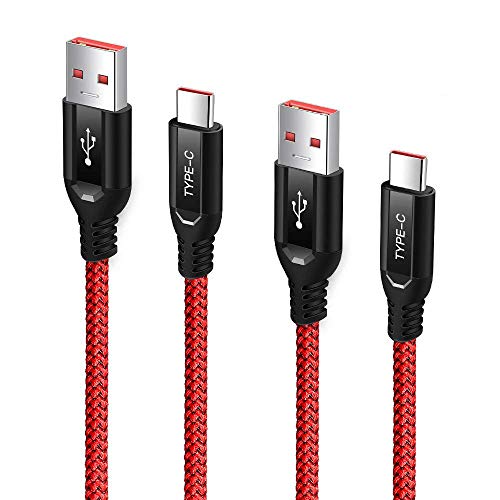 Book Cover Dash Charger Cable, TITACUTE USB C Cable for OnePlus 10 8 Pro Charging Cable 2 Pack Durable Nylon Braided Warp Charge Type-C Cable 6FT Data Sync Cord Charging Rapidly for OnePlus 7T 7 6T 6 5T 5 3T 3